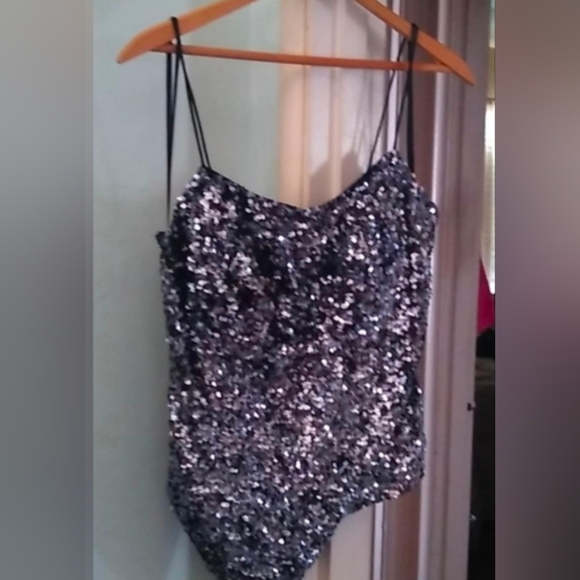 🖤caché All Sequin Bustier - Picture 1 of 11